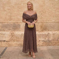 Siena | Geometrisches Fließkleid