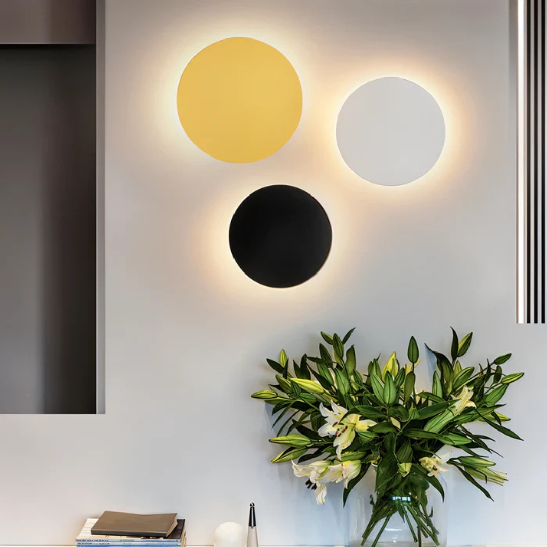 Hadro - Elegante Runde LED-Wandlampe | Moderne Innendekoration für Ihr Zuhause