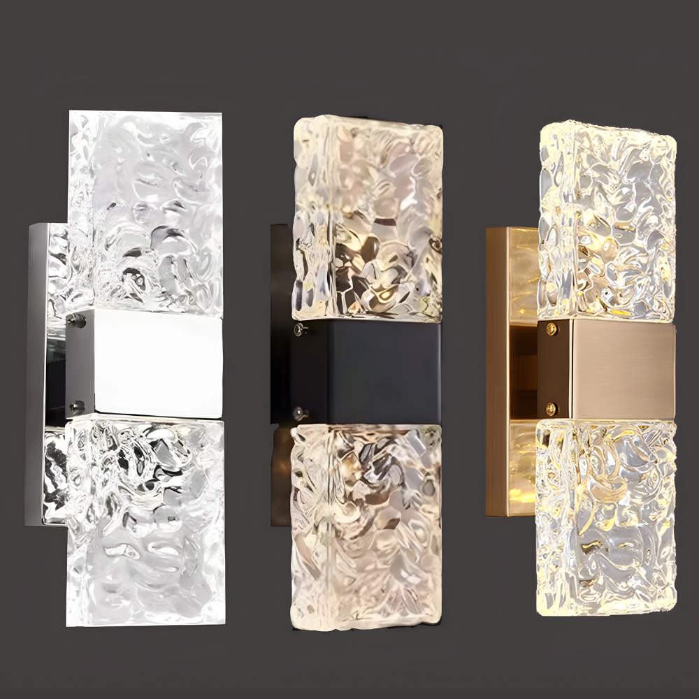 AuraCrystal – Elegante moderne Kristall-Wandlampe