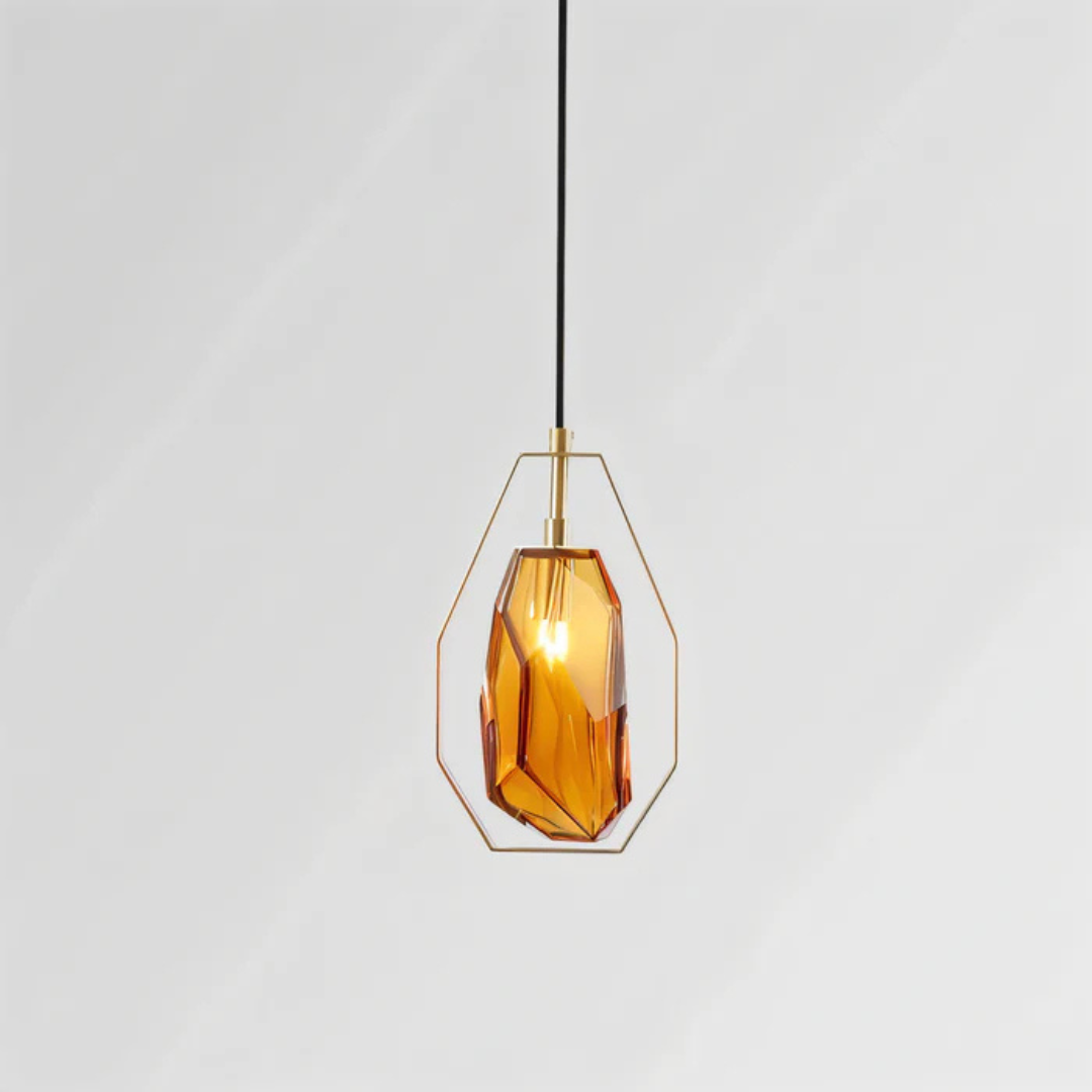 Flavia - Elegante minimalistische Glas-Hängelampe für modernes Ambiente