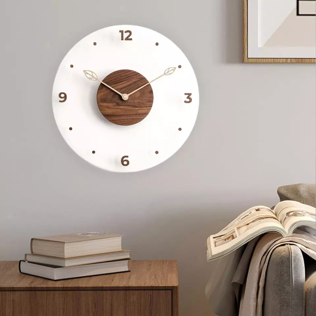 Luxuriöse Lucis Acryl Wanduhr für stilvolle Raumdekoration