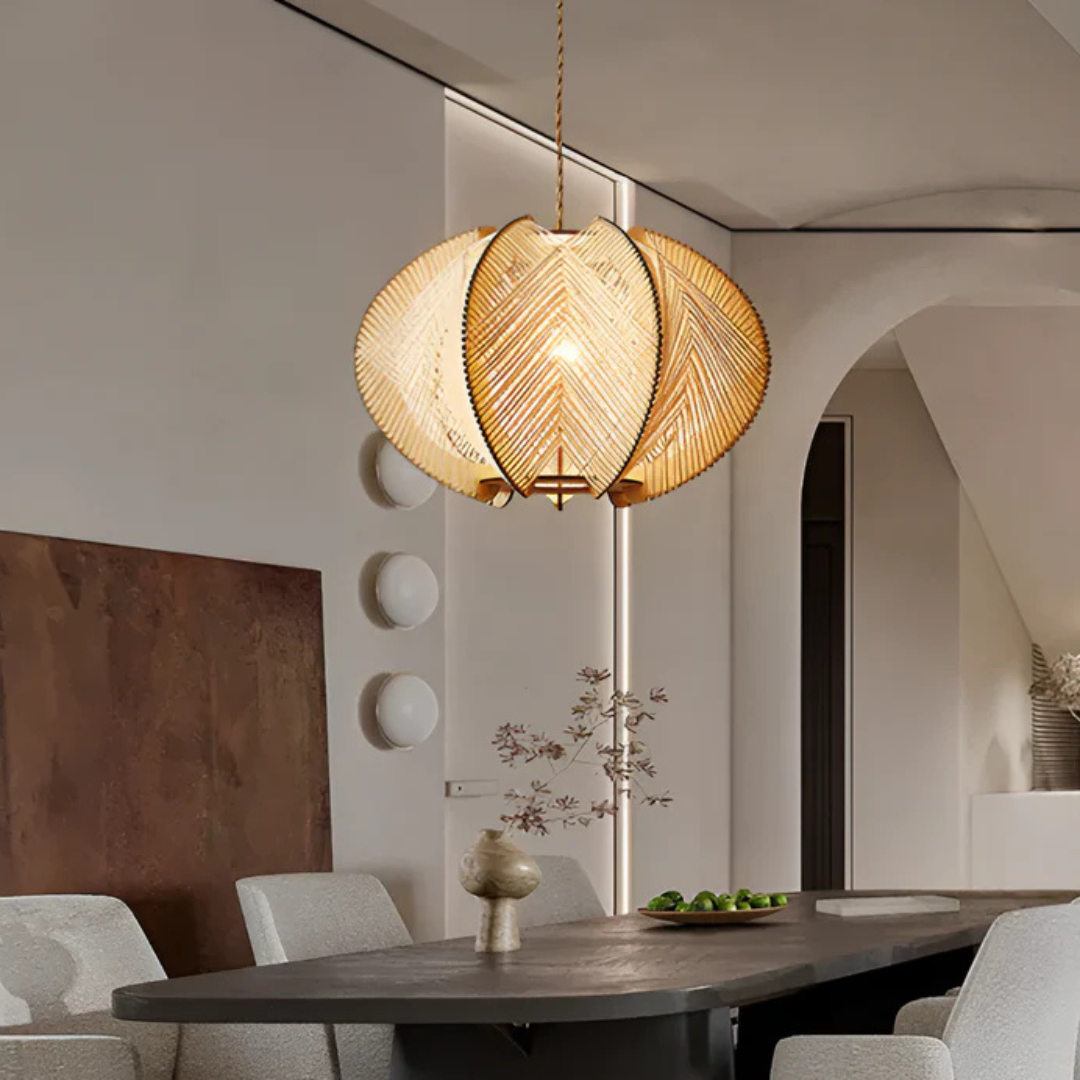 Serena - Elegante Wabi-Sabi Design Pendellampe für stilvolle Beleuchtung