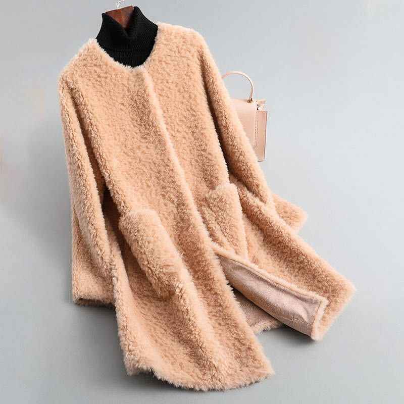 Olivia Couture Shearling Mantel