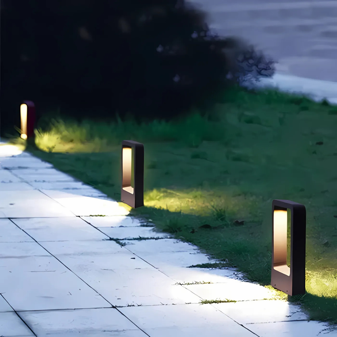 Terra - Moderne schwarze Außenlampe für ein elegantes Erscheinungsbild