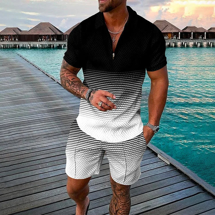 FINN – Elegantes Polohemd und Shorts für einen stilvollen und bequemen Look
