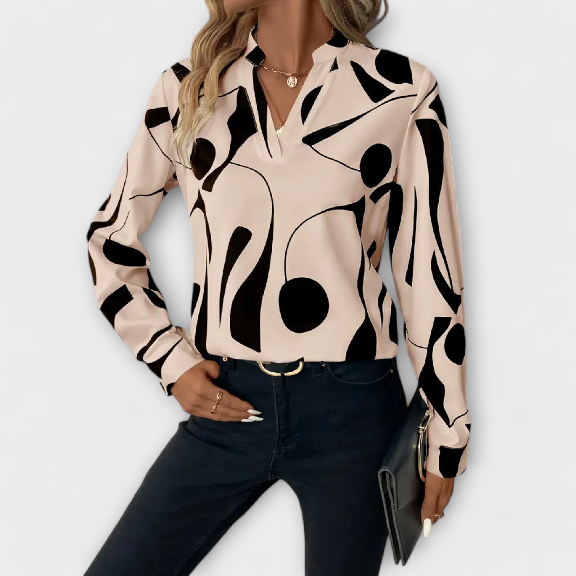 ADDISON – Elegante Bluse mit raffiniertem Design