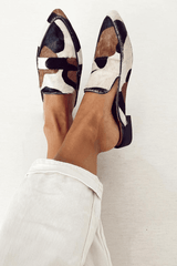 Schicke Loafer mit abstraktem Muster für einen mühelosen Stil