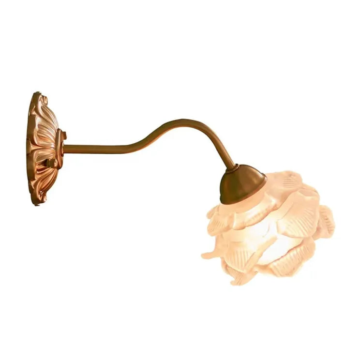 BlossomGlow | Wandapplice aus gepatchtem Kupfer im Vintage-Stil, Retro-Eleganz für Ihre Innendekoration