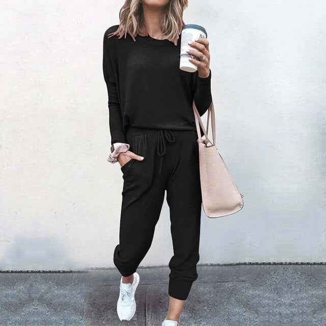 Emma |  Damen-Sweat- und Top-Set, casual, ideal zum Entspannen mit Stil