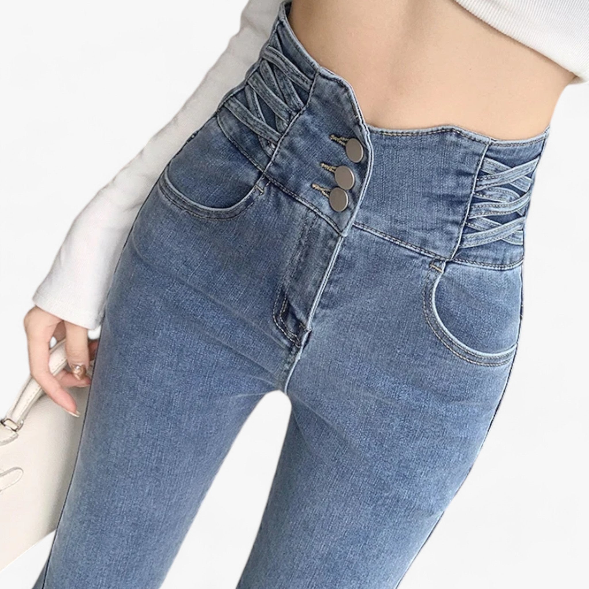 Skinny Pencil Jeans - Slim stretch for en flatterende pasform