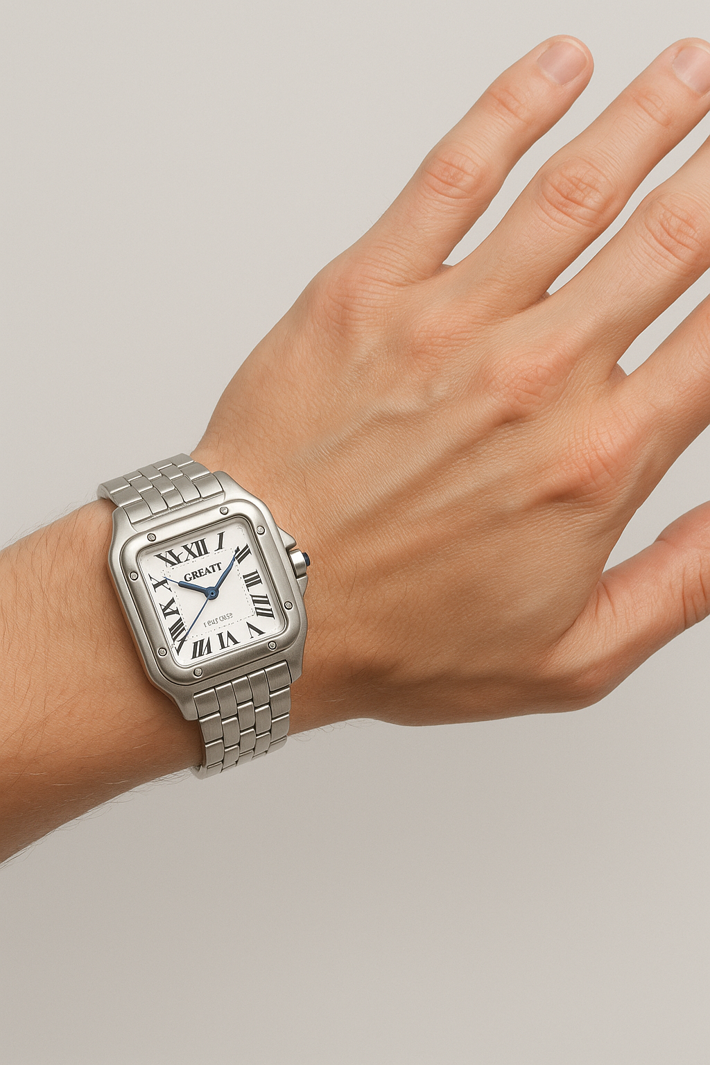 Luksuriøs tofarvet Uhr mit gyldne detaljer