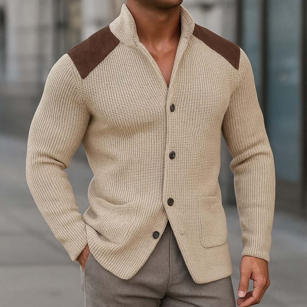 ROMA Strukturstrick-Cardigan – Kuschelig-luxuriöses Layering-Essential