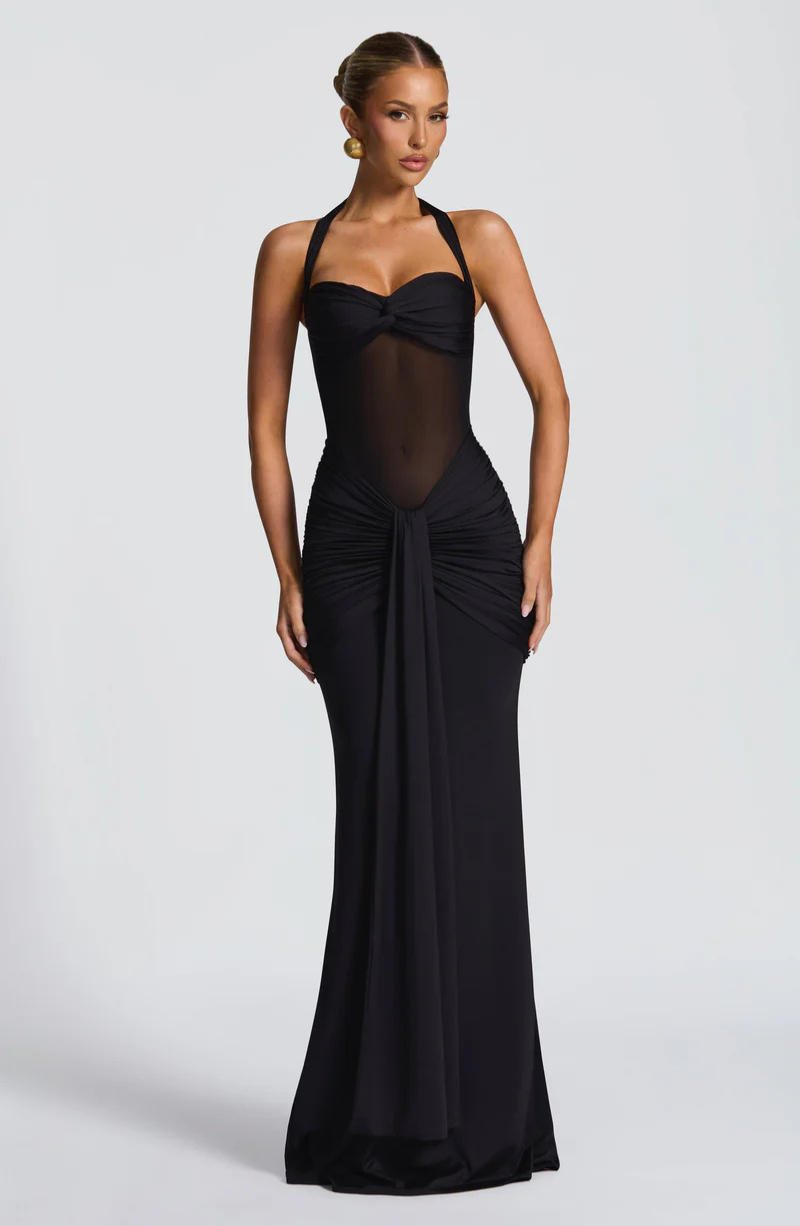 Sirenen-Sanduhr-Abendkleid — Betörende Silhouette, Zeitloser Glamour