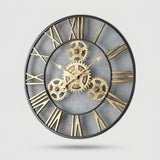Metallzahnräder-Wanduhr – Industrieller Stil, Bestseller