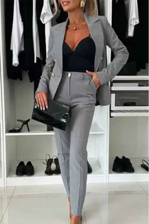 Casual Slim-Fit-Anzug - modern, bequem und stilvoll