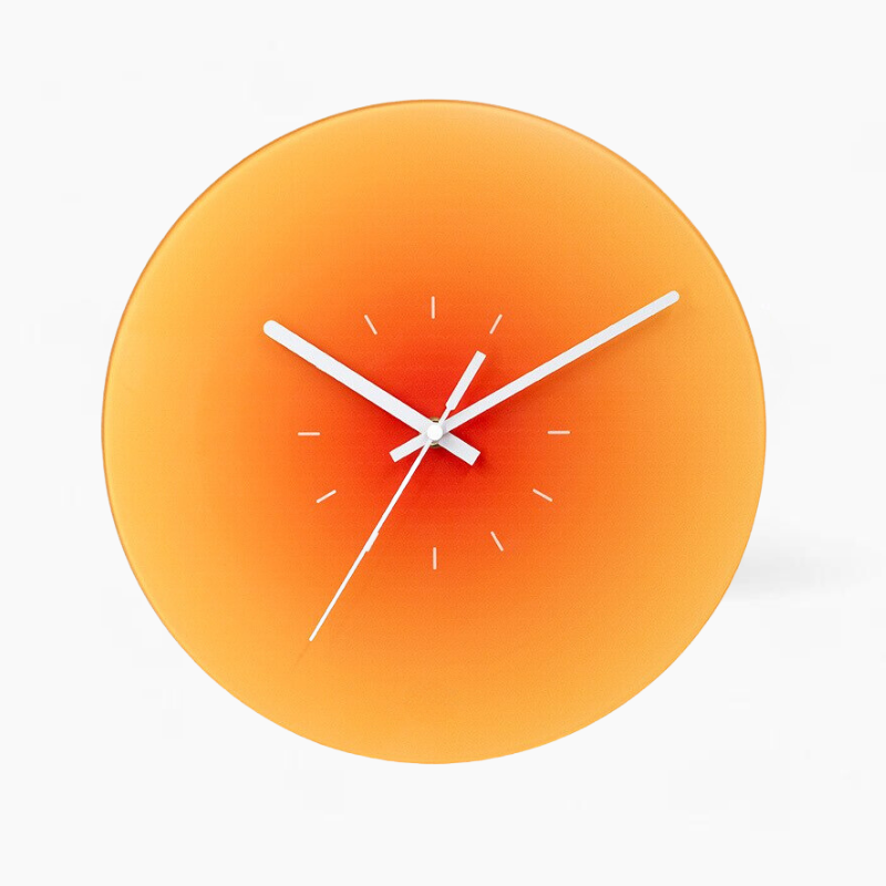 Luxe - Elegante Glas-Wanduhr für einen Hauch von Eleganz in Ihrem Zuhause