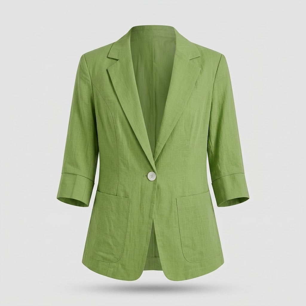 Damen Leichter Einreihiger Blazer