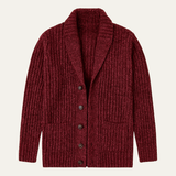 Montpellier Herren Premium Grobstrick-Schalkragen-Cardigan