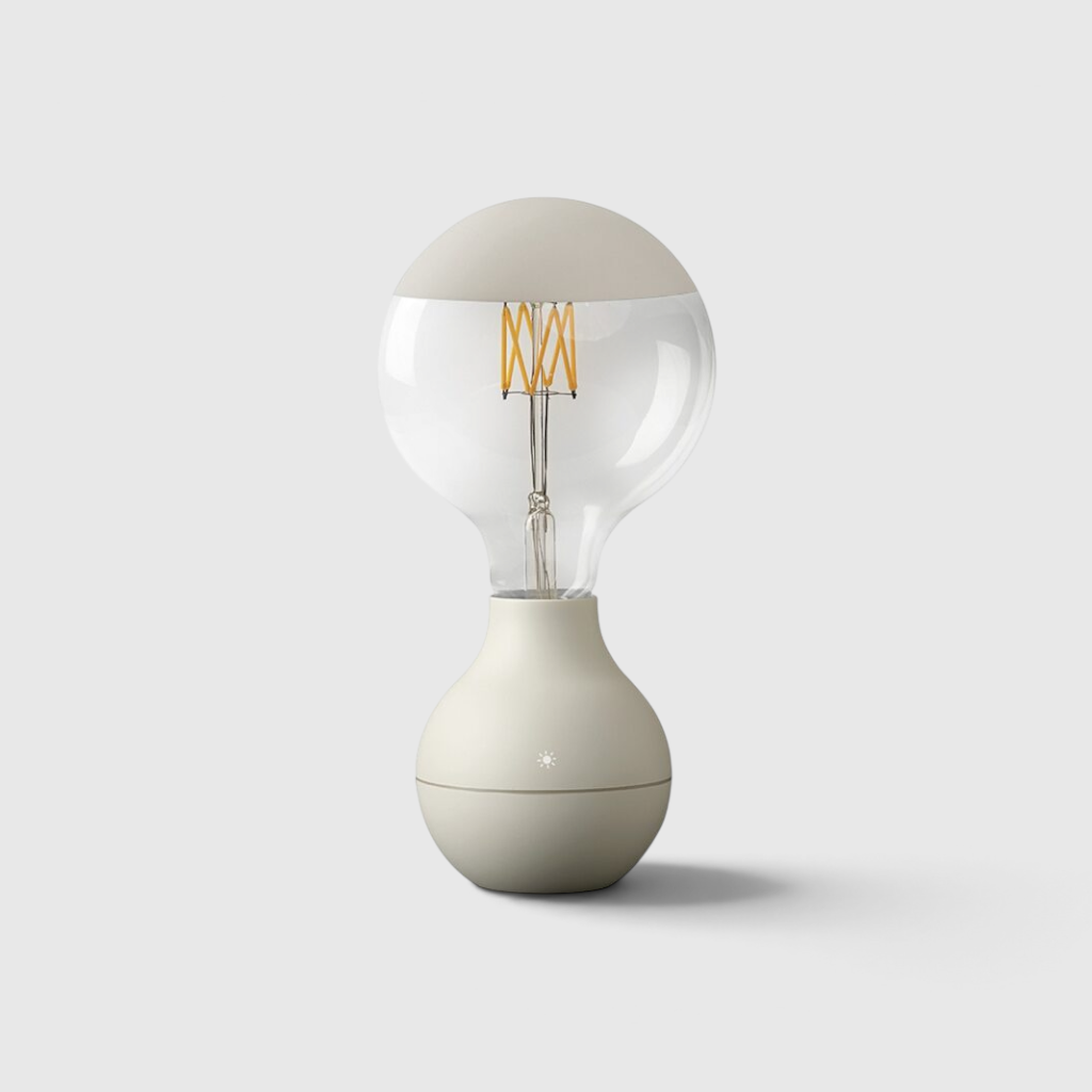 Kabellose Glühfaden-Tischlampe – Wiederaufladbares Ambientelicht mit Touch-Dimmer