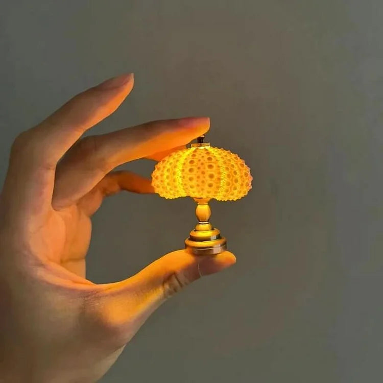 OceanDream - Einzigartige Meeresnachtlicht mit Naturmuscheln, Handgefertigte Nachttischlampe für eine beruhigende maritime Atmosphäre
