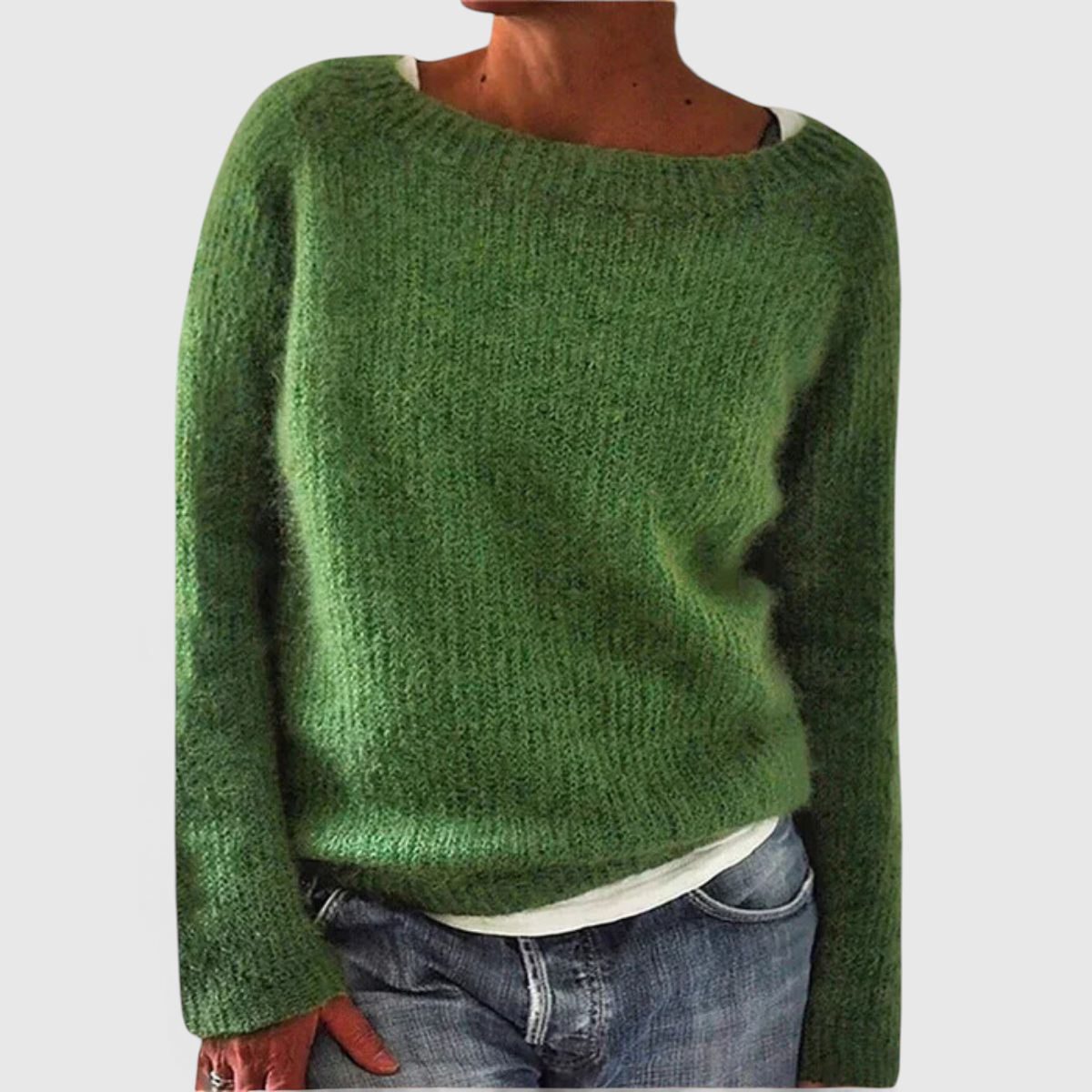 Damen Strickpullover mit lockerer Passform - Casual Pullover