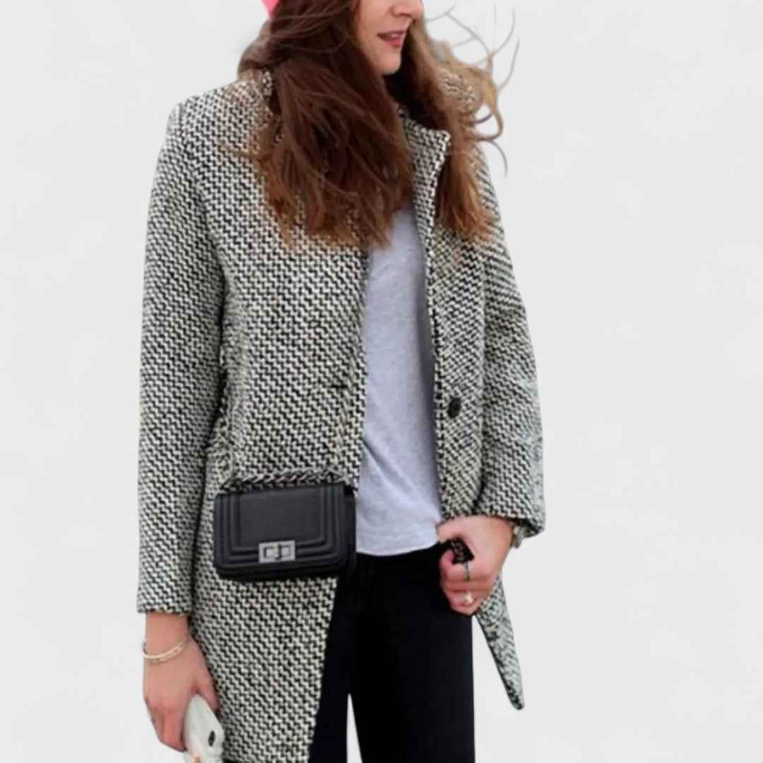 Claudine – luxuriöser, zeitloser Mantel für Herbst und Winter