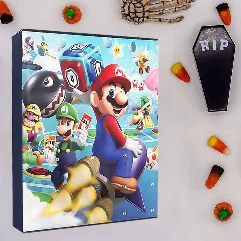 GameTrove - Super Mario Bros Figur Sammlerset mit Countdown-Funktion