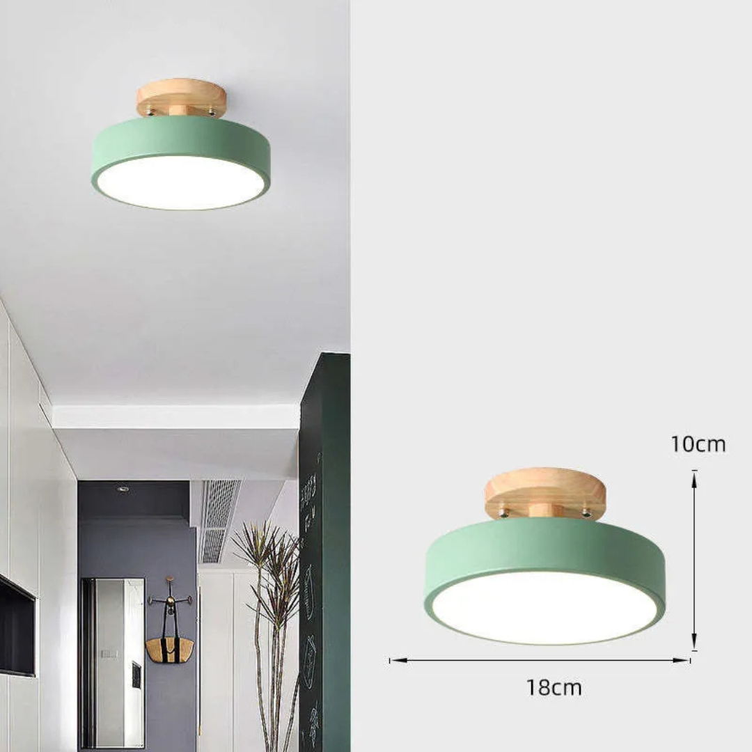 Illumine - Moderne hölzerne LED-Deckenleuchte für warme und stimmungsvolle Beleuchtung