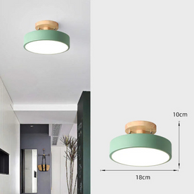 Illumine - Moderne hölzerne LED-Deckenleuchte für warme und stimmungsvolle Beleuchtung - Roborro