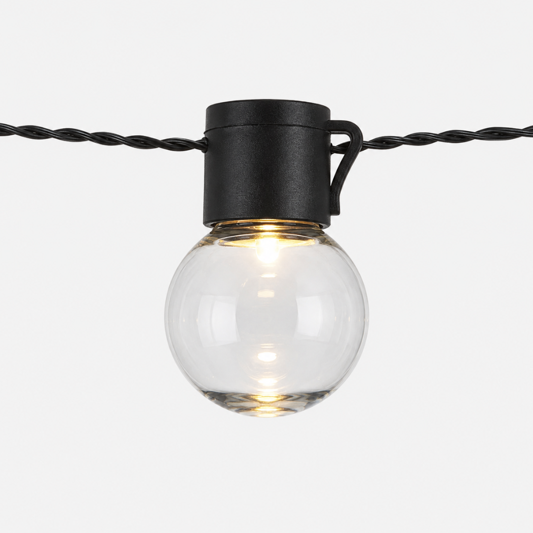 USB-Terrassen-Lichterkette – Wasserdichte Warmweiße Terrassendeko