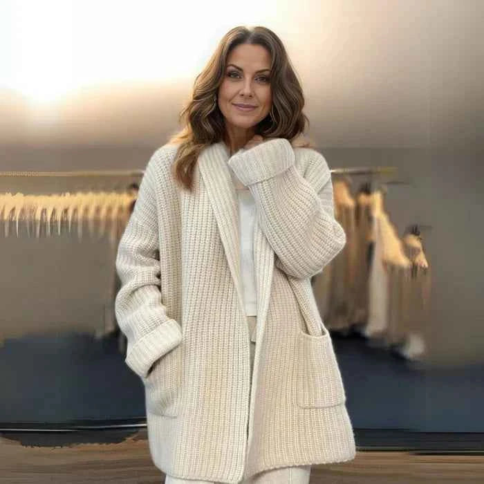 Sheryl – Kuschelige & Stilvolle Alltagswärme Taschen-Cardigan