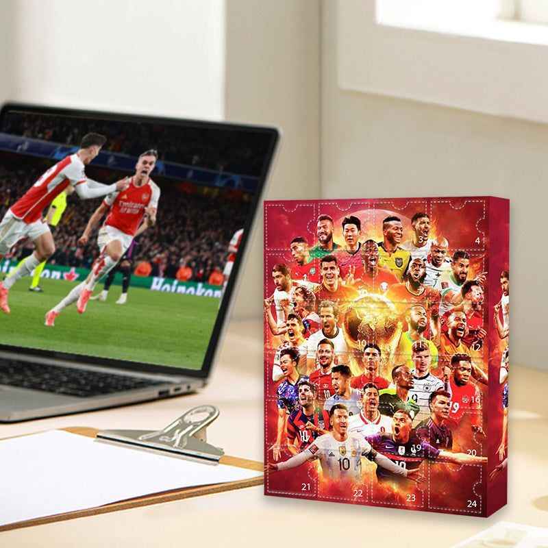 GiftGoal - Festliches Adventskalender-Fußballset für das perfekte Weihnachtsgeschenk