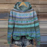 Gemütlicher Damen-Kapuzenstrickpullover für stilvollen Komfort