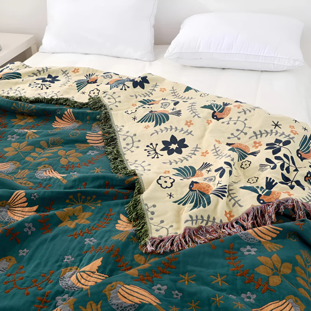 Fexor Luxe Warme Geknüpfte Decke für Komfort und Stil