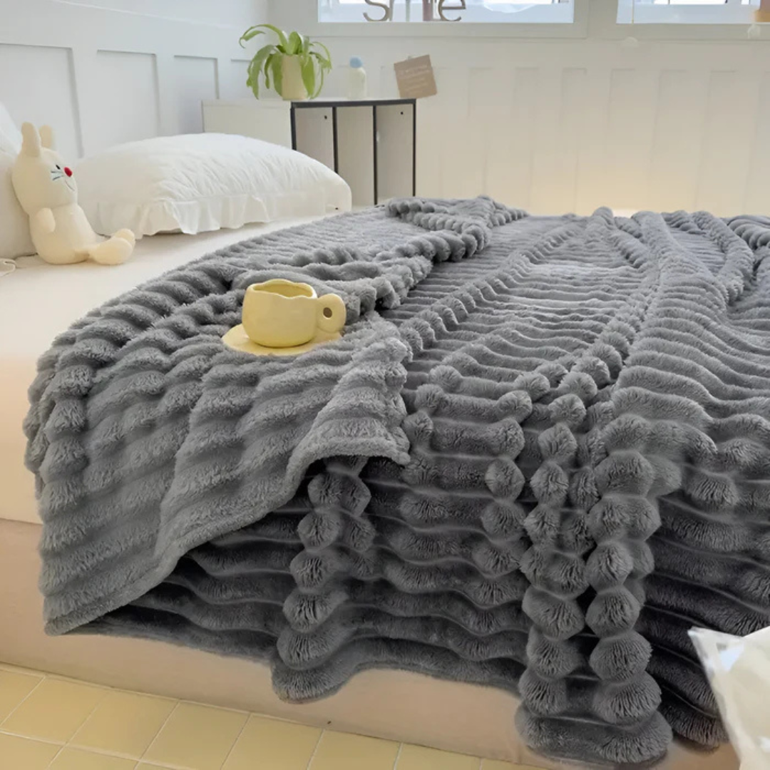 Luxuriöses Plüsch-Tuch Cera – Weicher, eleganter Griff