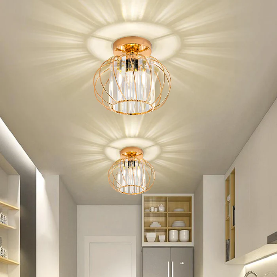 Elegante moderne Glas-Deckenleuchte Panacea