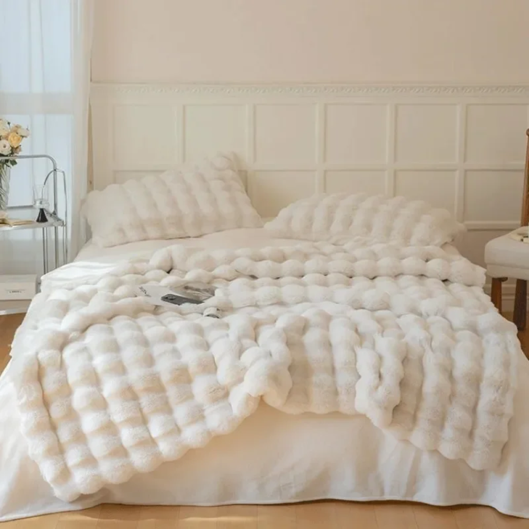 Rixus - Luxus-Plüschdecke für Komfort auf Sofa und Bett