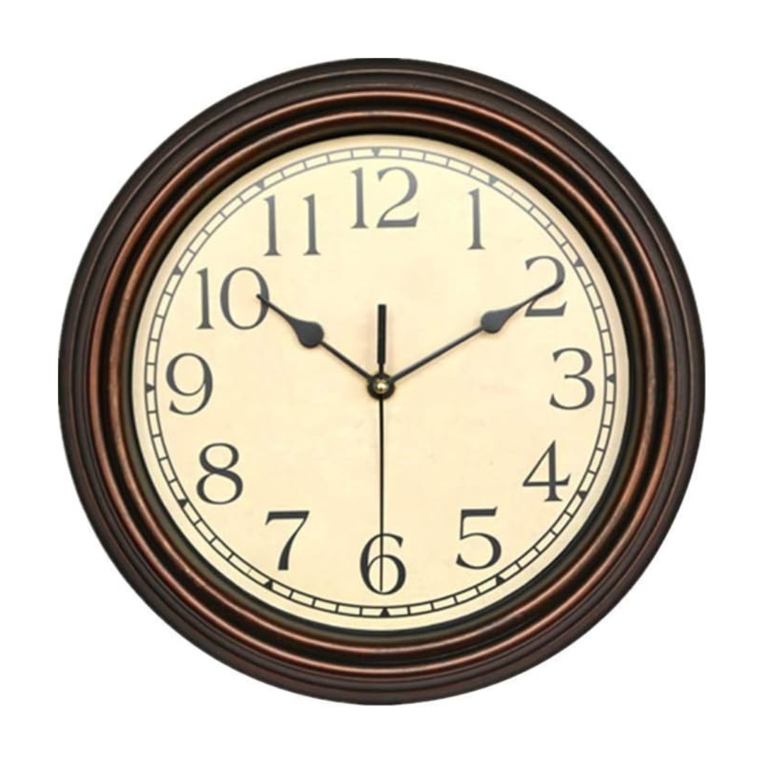 Nostga - Elegante Retro-Wanduhr für ein Stilvolles Wohnzimmer