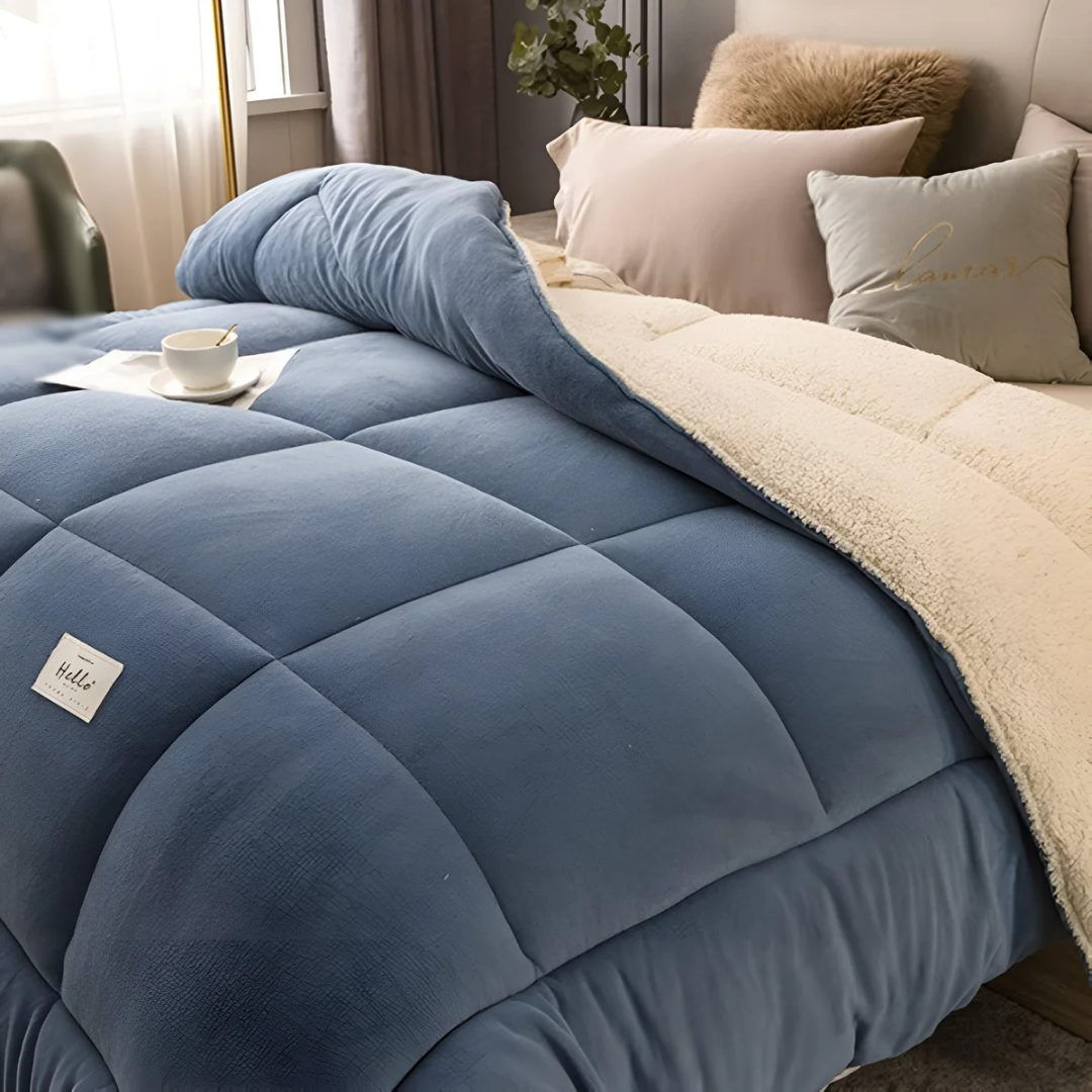 Vorlis Luxe Fleece Teddybär Bettbezug für ultimativen Komfort