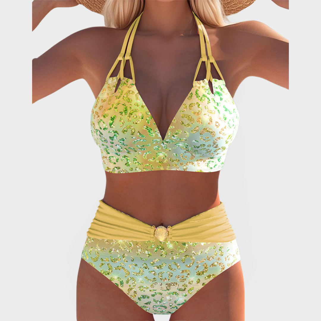 Sexy Bikini mit bedrucktem Oberteil