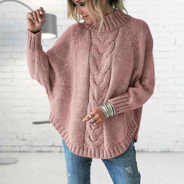Eleganter Damen-Strick-Rollkragenpullover für stilvolle Wärme