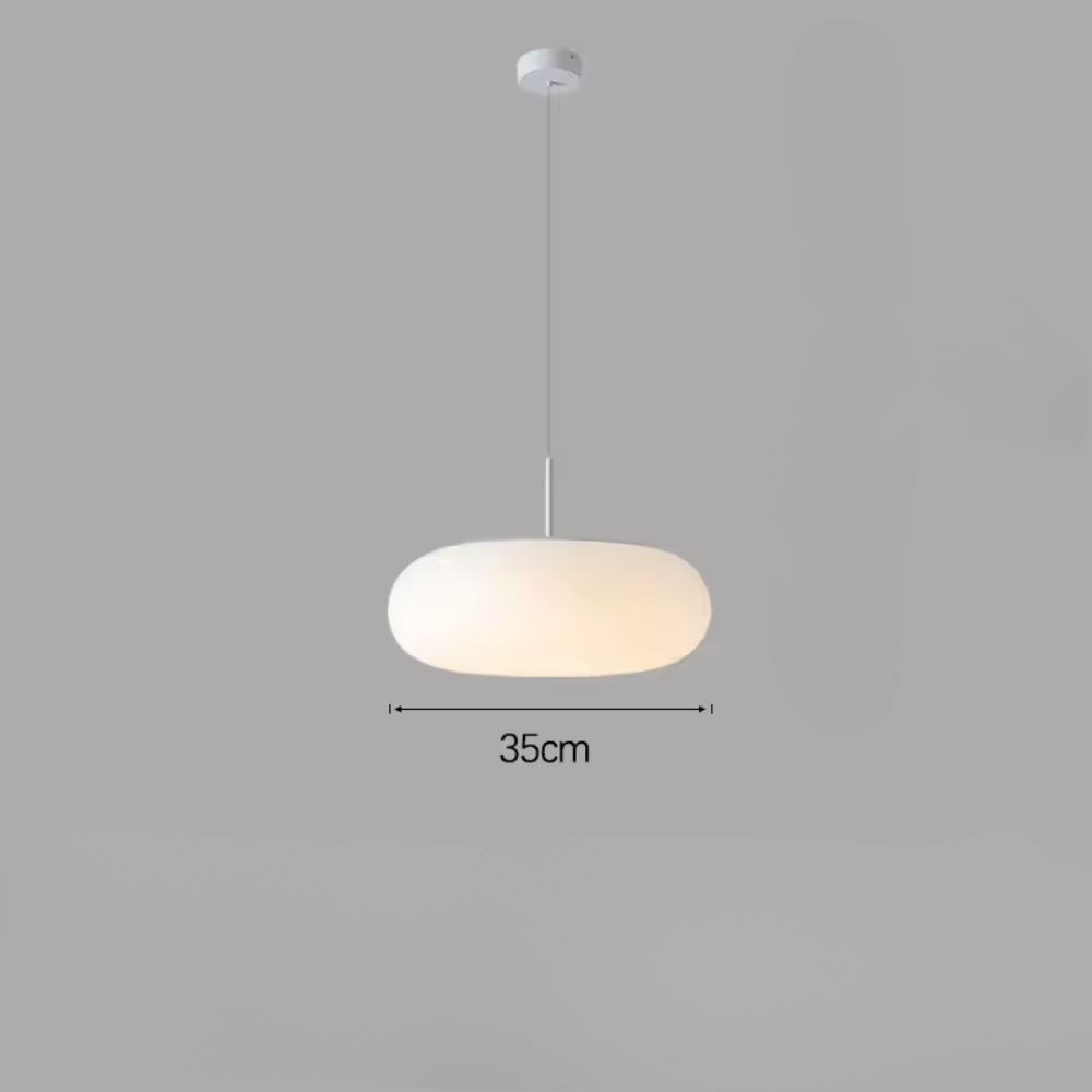 Nyxora - Moderne Creme-Hängelampe im eleganten Kronleuchterstil mit gemütlicher LED-Beleuchtung