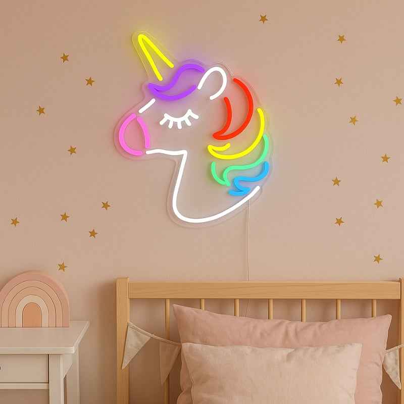 UniGlow – Effektive USB-betriebene LED-Wandleuchte mit süßem Einhorn-Design