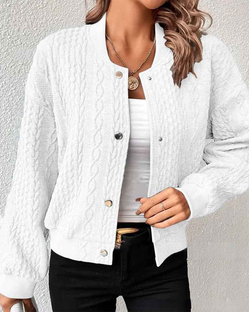 Lise | Luxe Bomber-Strickweste