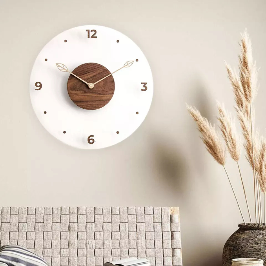 Luxuriöse Lucis Acryl Wanduhr für stilvolle Raumdekoration