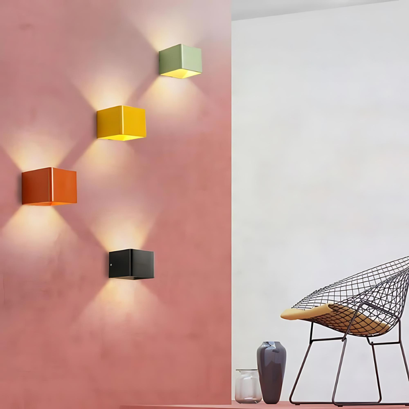Thyrix - Moderne elegante quadratische LED-Wandlampe für stilvolle Beleuchtungslösungen