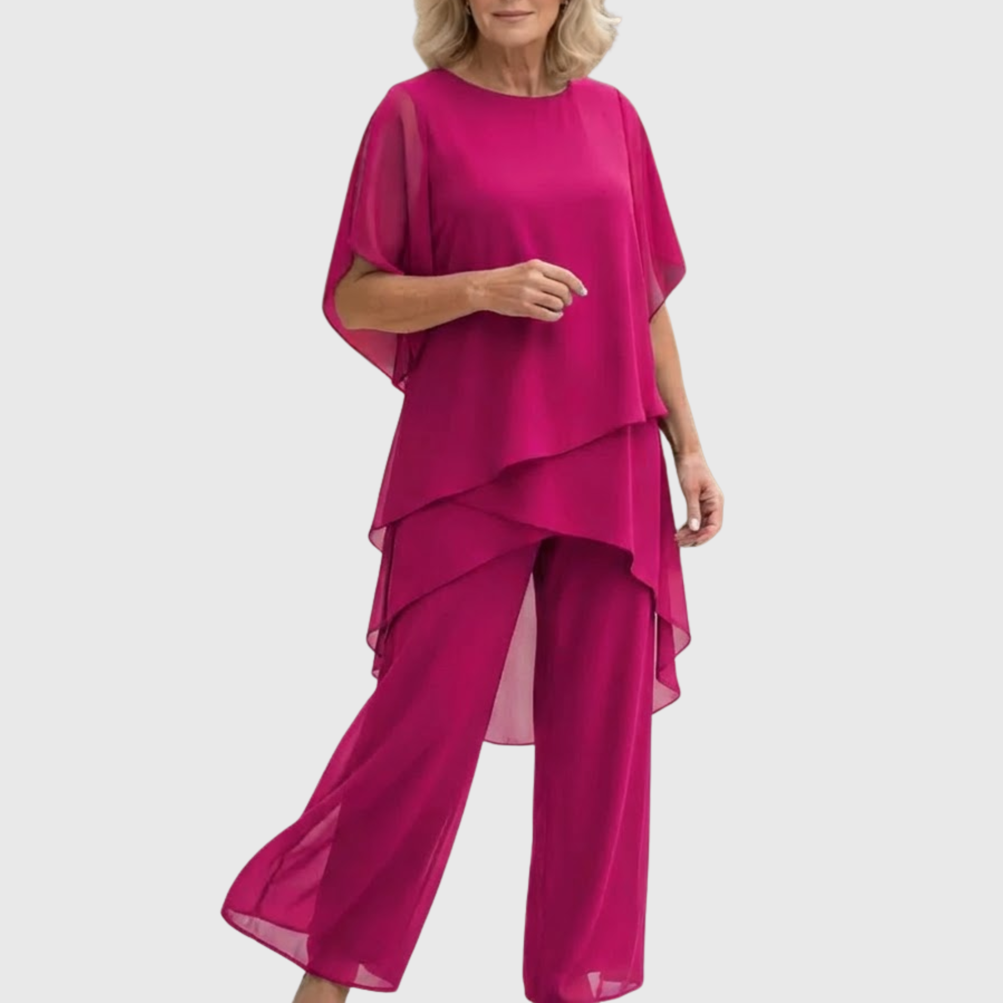 ELARA | Fließendes Palazzo-Set für eleganten Komfort und Stil