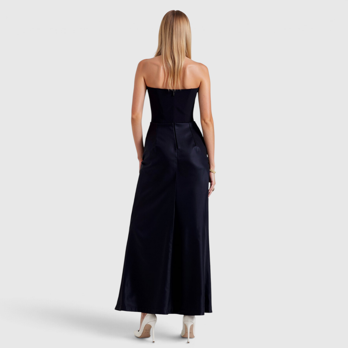 Damen Säulen-Maxikleid - Elegantes Hochzeitsgast-Kleid