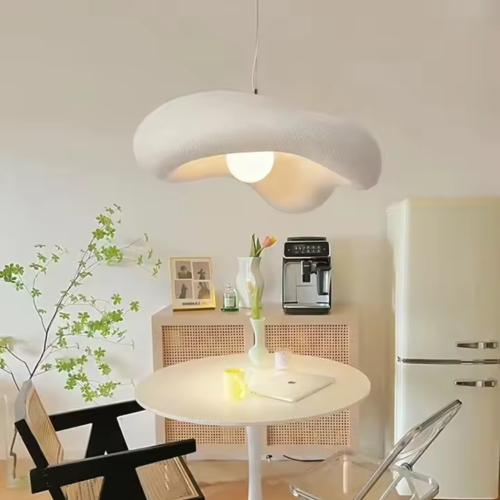 Melistara - Wabi Sabi Nordische LED-Hängeleuchte für Schlafzimmer, Esstisch und Café - Elegante und Minimalistische Beleuchtung