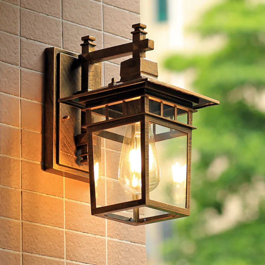 Fylo - stilvolle schwarze Außenwandlampe für eine moderne Outdoor-Atmosphäre